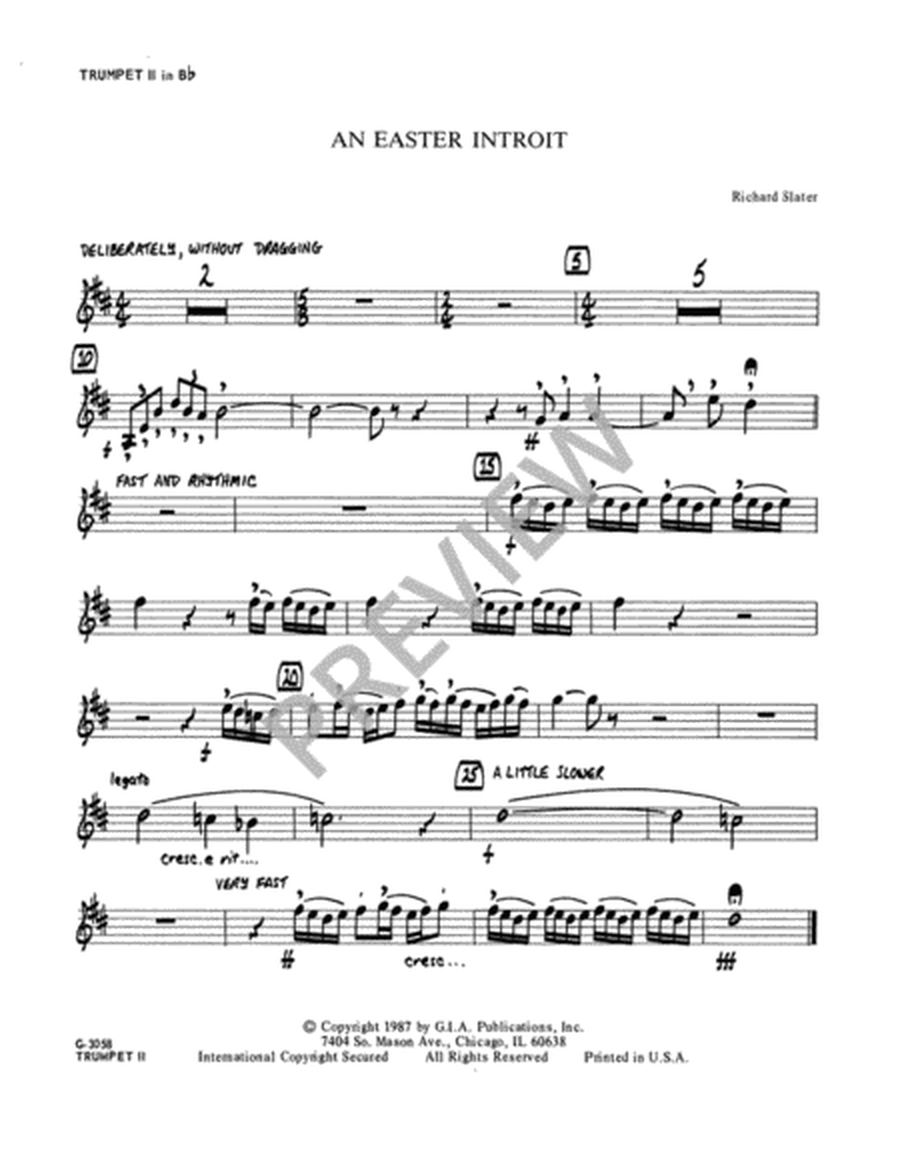 An Easter Introit - Instrument edition