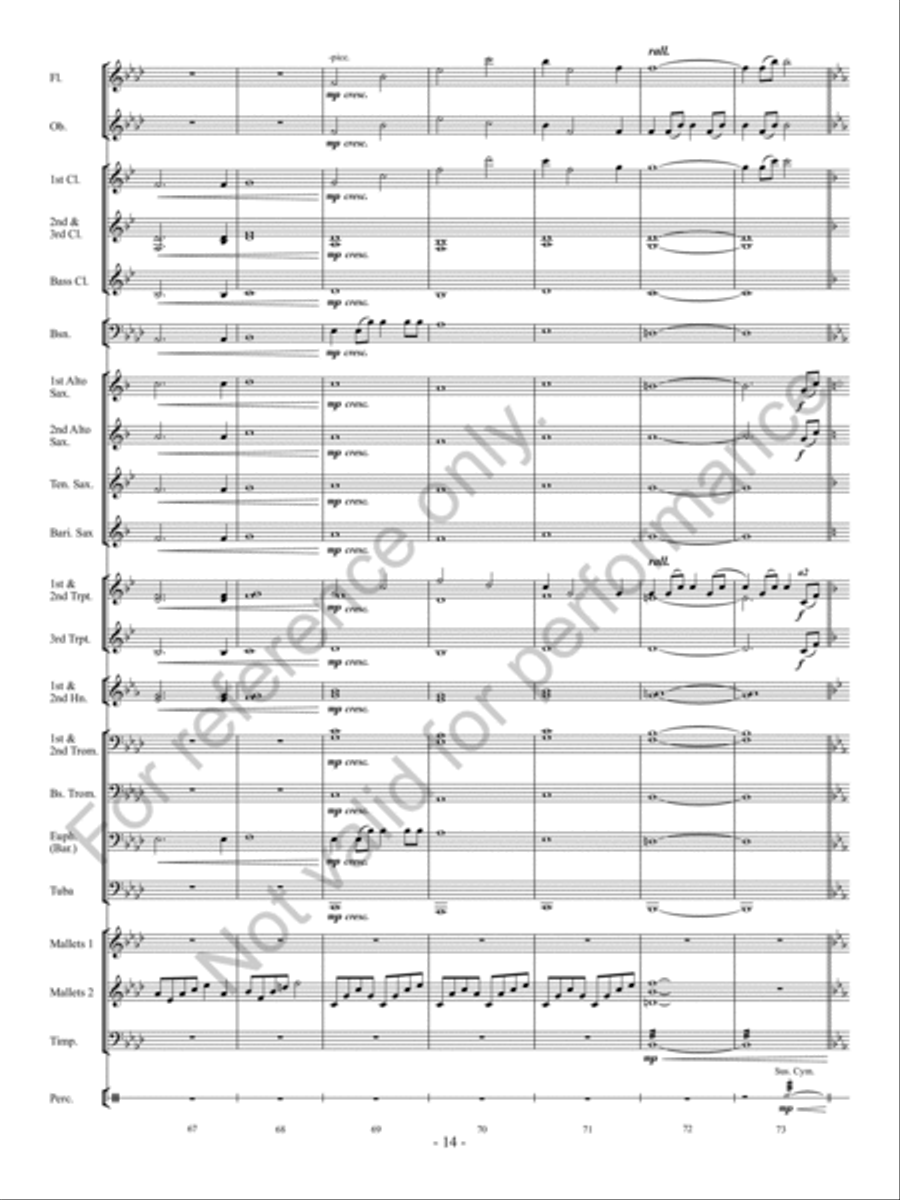 The Meeting Place Concert Band scores gallery preview page 15