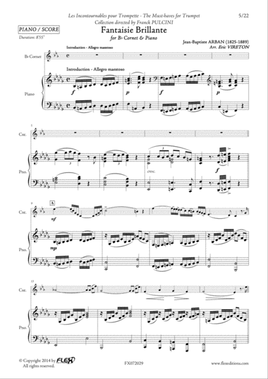 Fantaisie Brillante Fantaisie Brillante Cornet scores gallery preview page 5