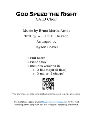 Book cover for God Speed The Right