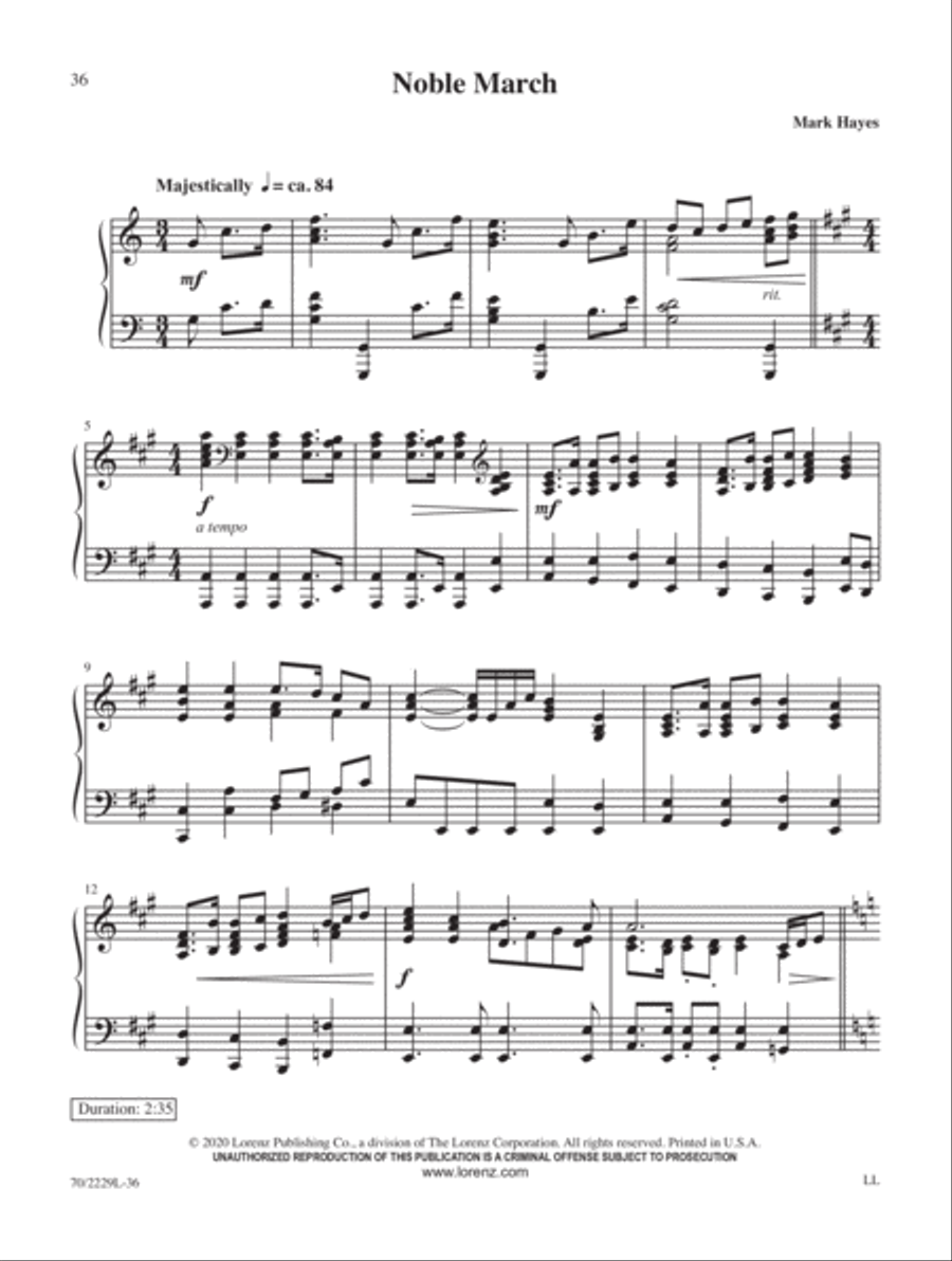 Perfect Postludes Piano Solo scores gallery preview page 10