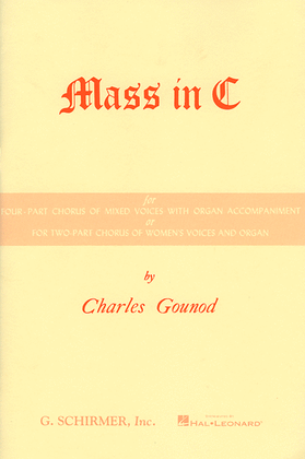 Book cover for Mass in C