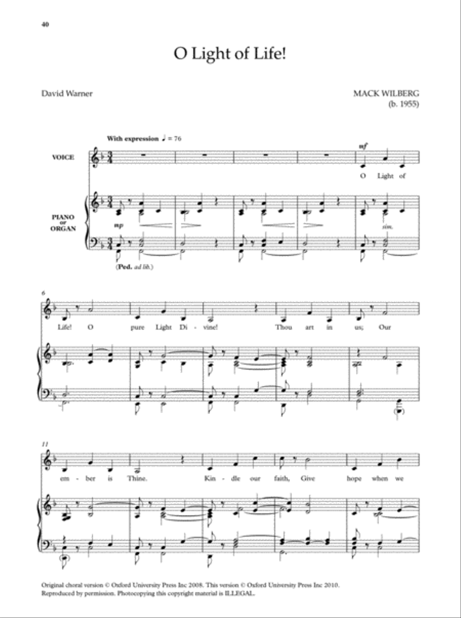 Oxford Solo Songs: Sacred Low Voice scores gallery preview page 6