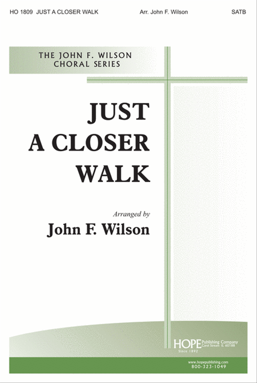 Just a Closer Walk Just a Closer Walk 4-Part scores gallery preview page 1