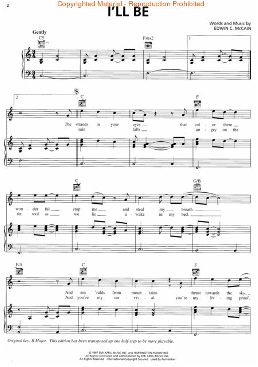 I'll Be Voice scores gallery preview page 2