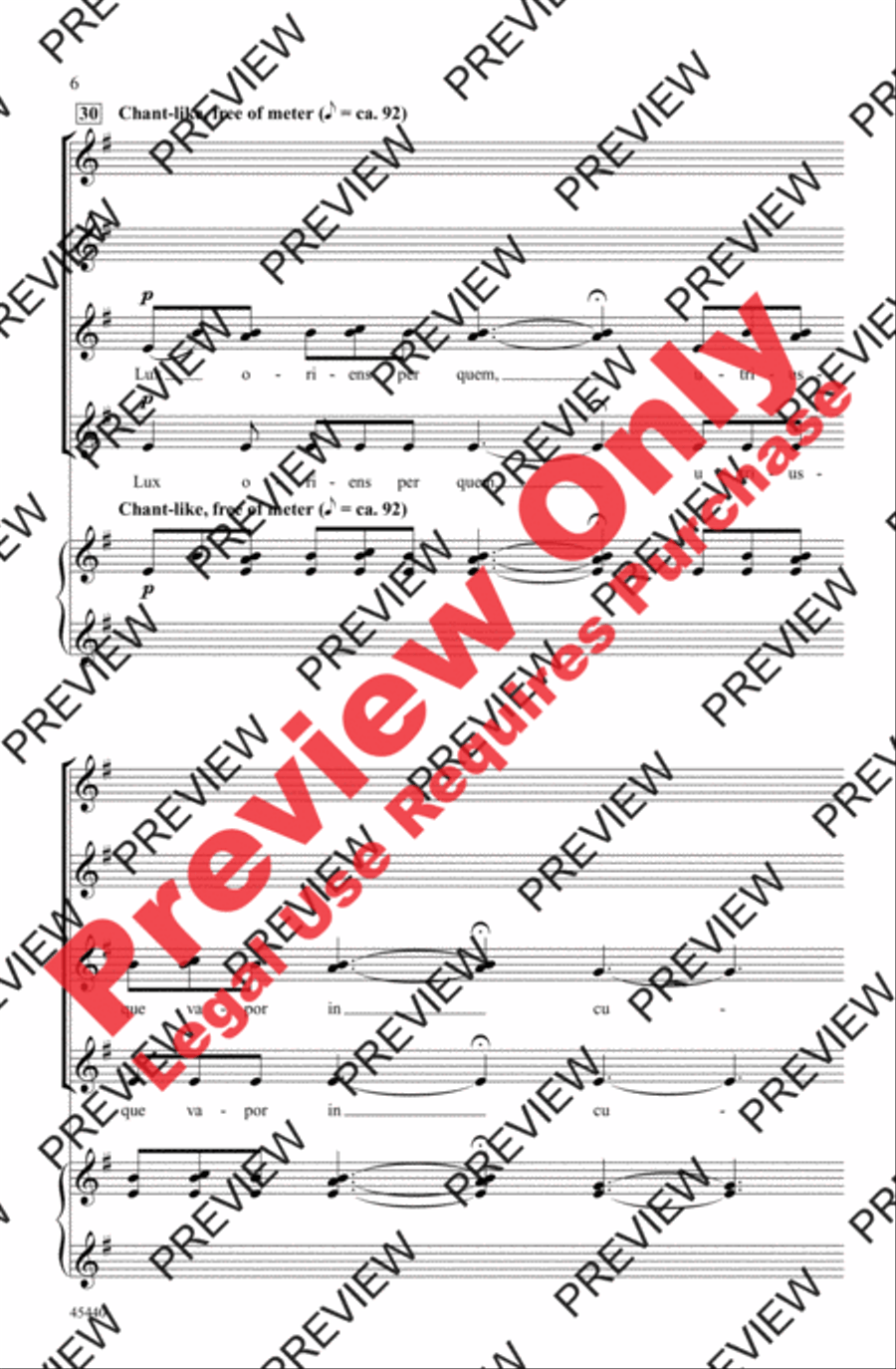 Kyrie Kyrie Women's Choir scores gallery preview page 6