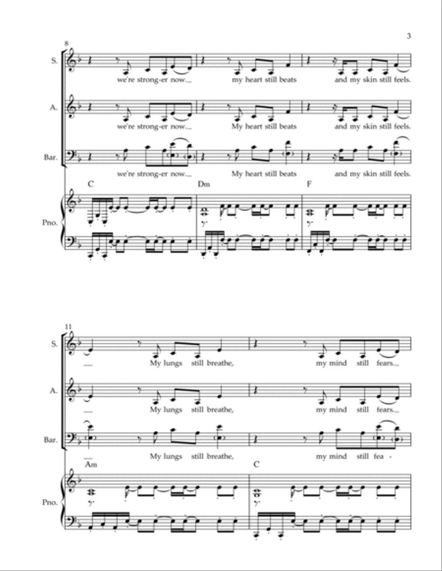 Running With The Wolves 3-Part scores gallery preview page 3