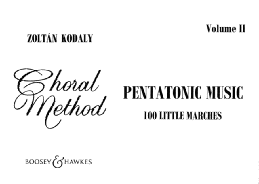 Pentatonic Music - Volume II Choir scores gallery preview page 1