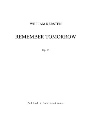 Remember Tomorrow - Complete Film Score and Parts