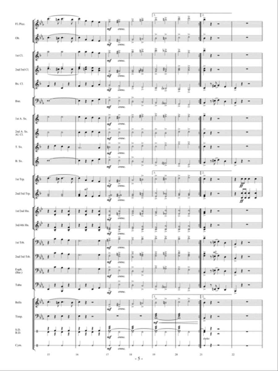 Mt. Healthy Concert Band scores gallery preview page 4