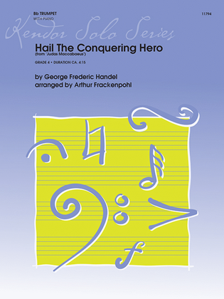 Book cover for Hail The Conquering Hero (From Judas Maccabaeus)