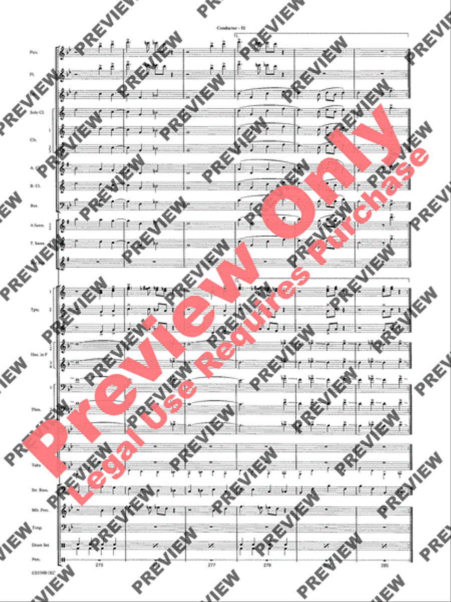 In the Miller Mood Concert Band scores gallery preview page 55