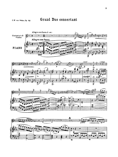 Weber: Grand Duo Concertant, Op. 48