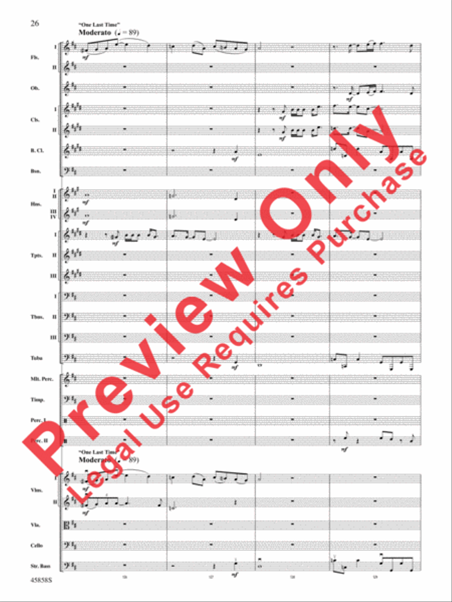Hamilton, Suite from the Broadway Musical Full Orchestra scores gallery preview page 25