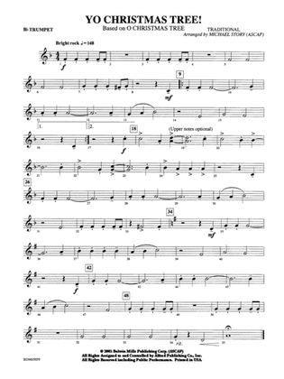 Yo Christmas Tree! (based on "O Christmas Tree"): 1st B-flat Trumpet
