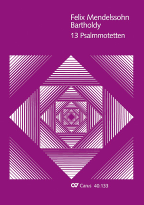 Book cover for 13 Psalmmotetten