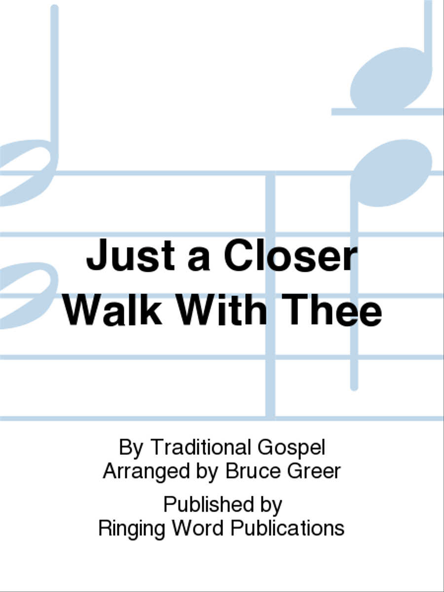 Just a Closer Walk With Thee 5-Octaves scores gallery preview page 1