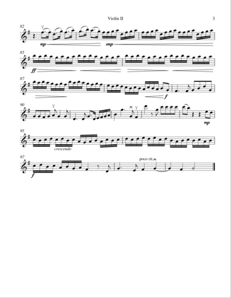 For Unto Us A Child Is Born from Messiah String Quartet scores gallery preview page 6
