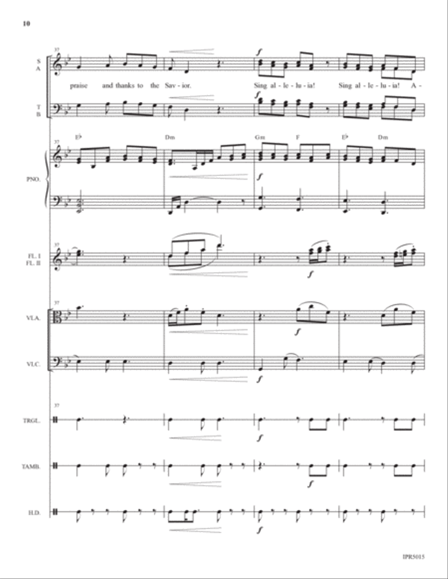 An Advent Awakening - Full Score Choir scores gallery preview page 10