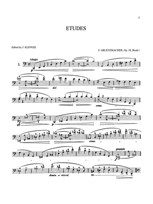 Grützmacher: Etudes, Op. 38