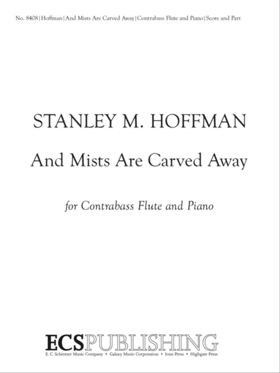 And Mists Are Carved Away Flute scores gallery preview page 1