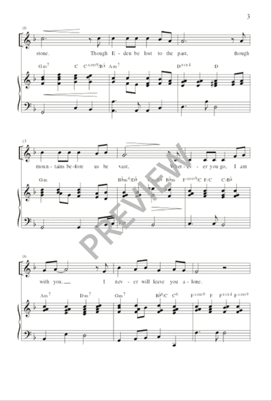 Covenant Hymn - SATB edition image number null