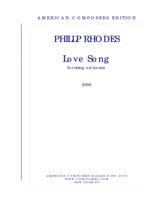 [Rhodes] Love Song
