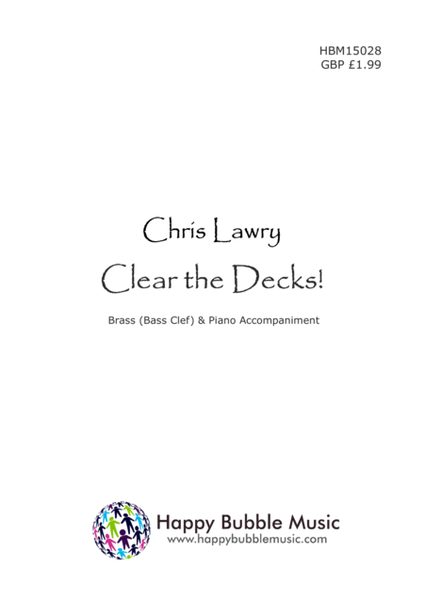 Clear the Decks! - for Low Brass [Bass Clef] & Piano (from Scenes from a Parisian Cafe) image number null