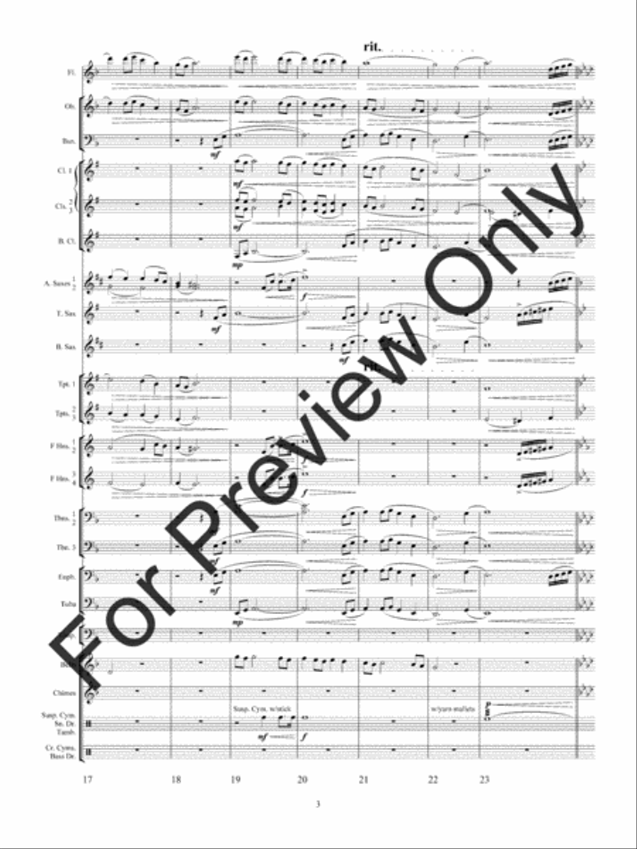 Celtic Song and Celebration Concert Band scores gallery preview page 6