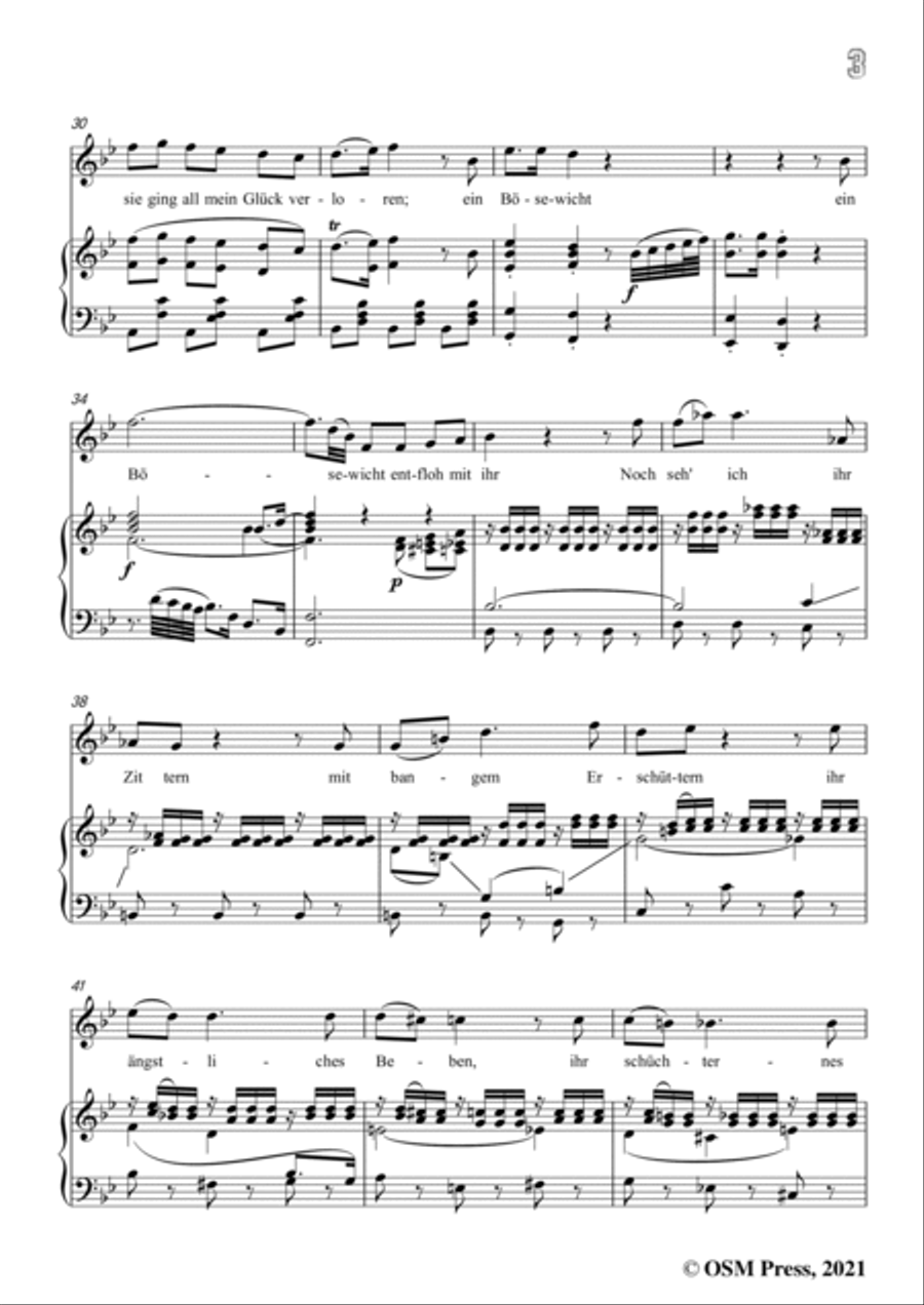 Mozart-Recitativo ed Aria:O zittre nicht,mein lieber Sohn,K.620 No.4,in B flat Major,from 'Die Zaube Voice Solo scores gallery preview page 5
