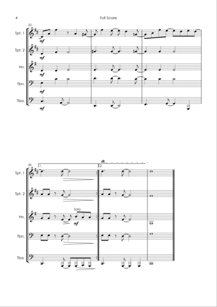 Everything Everything Horn scores gallery preview page 6