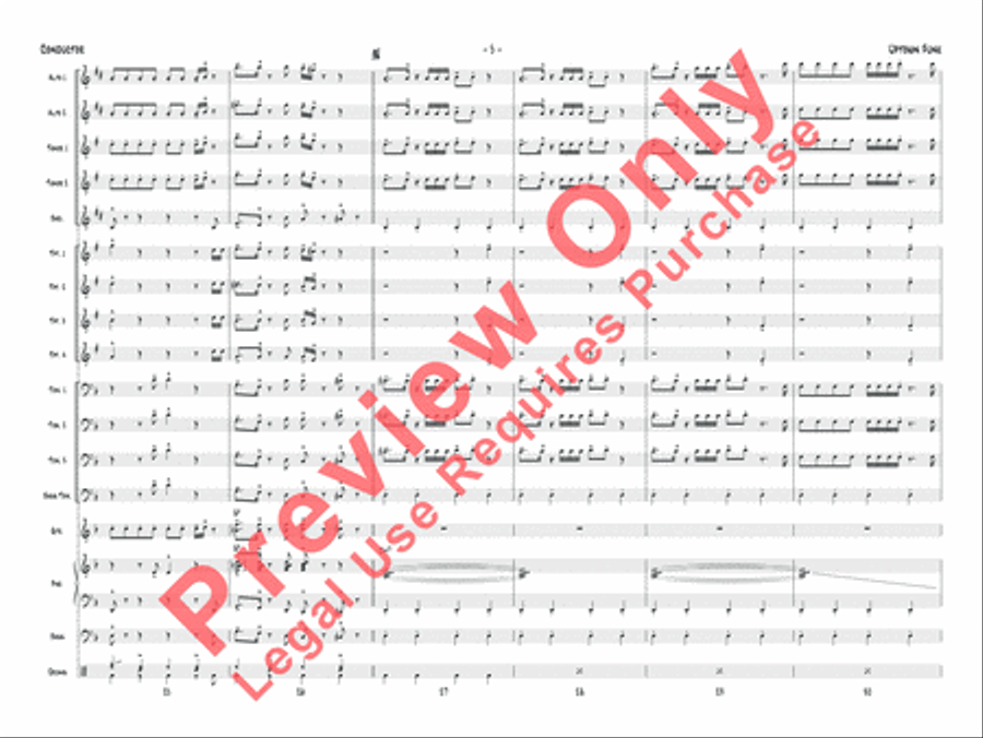 Uptown Funk Jazz Ensemble scores gallery preview page 6