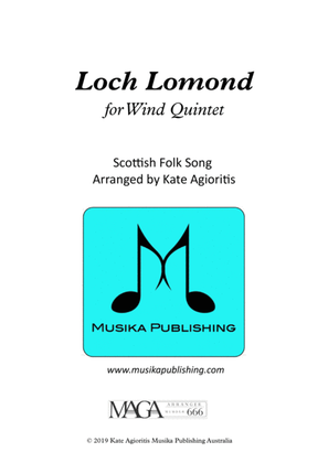Book cover for Loch Lomond - for Wind Quintet