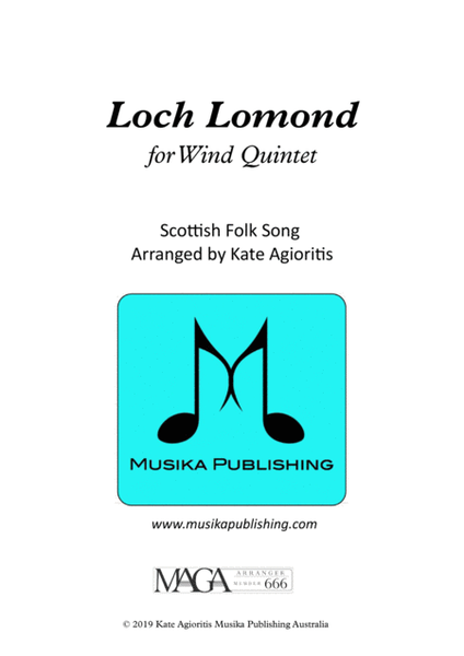 Loch Lomond - for Wind Quintet image number null