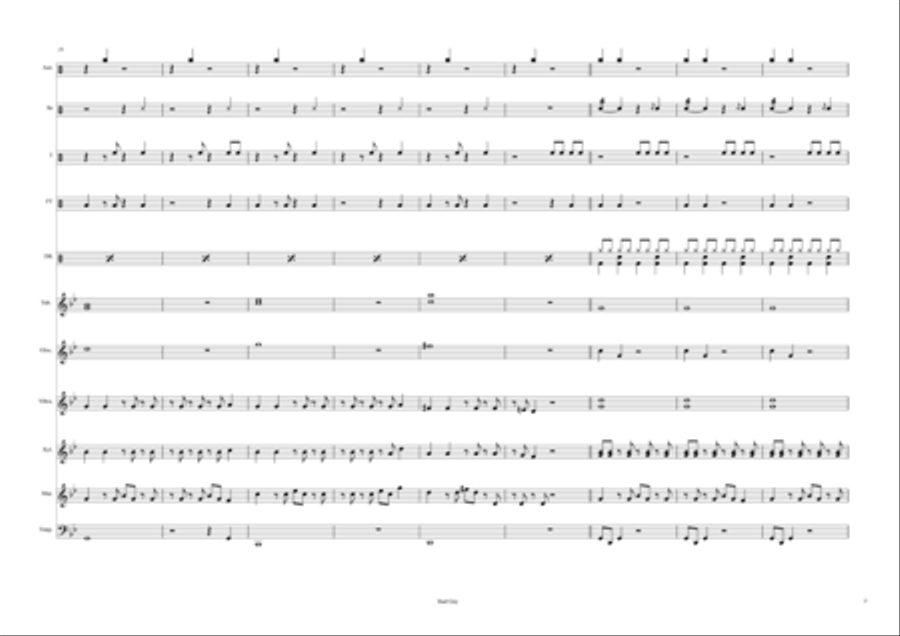 Bad Guy Bad Guy Percussion Ensemble scores gallery preview page 3
