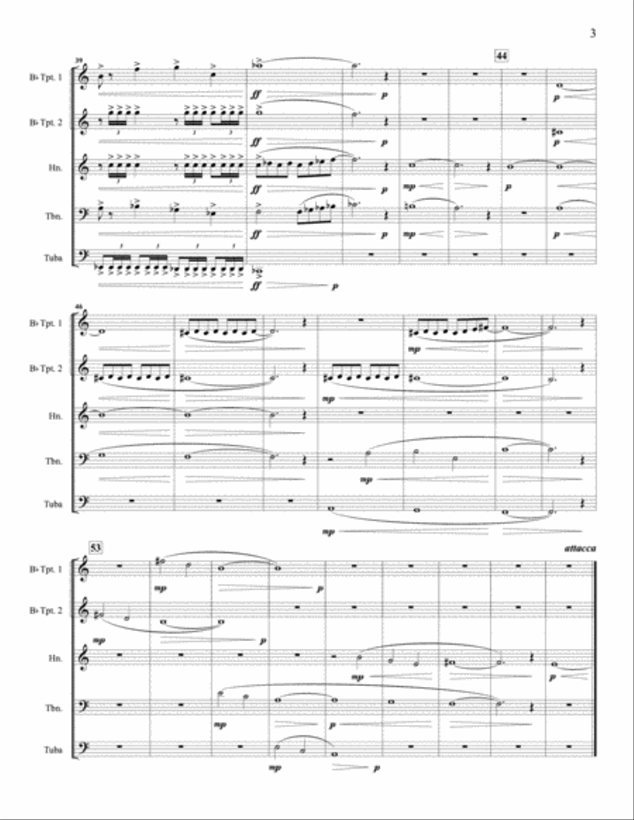 Maneo for Brass Quintet Brass Quintet scores gallery preview page 5