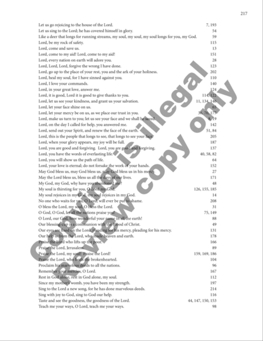 The Five Graces Psalter: Lectionary Psalms 4-Part scores gallery preview page 33