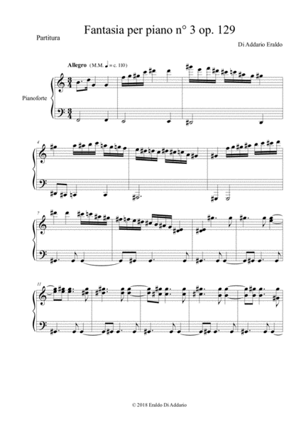 Fantasia n° 3 per piano op. 129 image number null