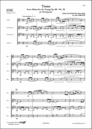 Theme From Album For The Young Opus 68 No. 34