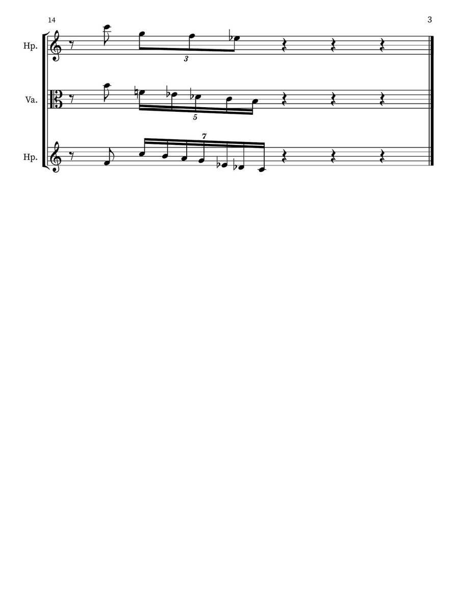 Children's Musing 39 Small Ensemble scores gallery preview page 3