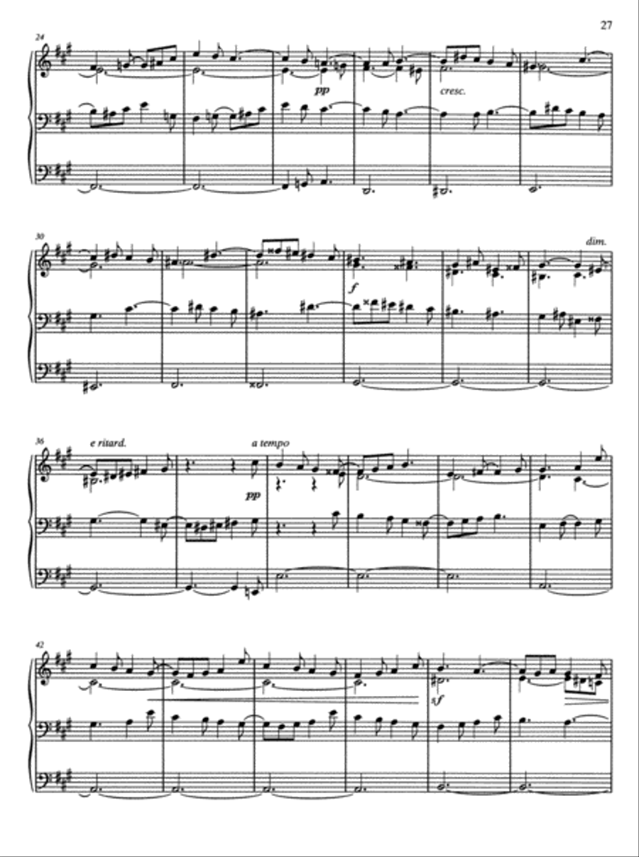 Symphonie III in E Minor Organ scores gallery preview page 4