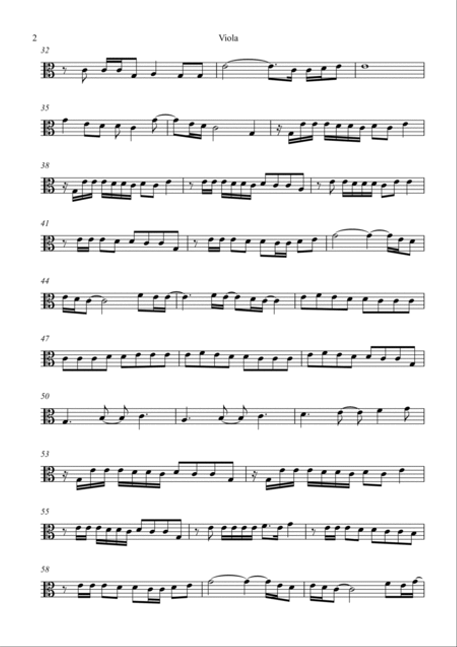 The Climb Viola Solo scores gallery preview page 2