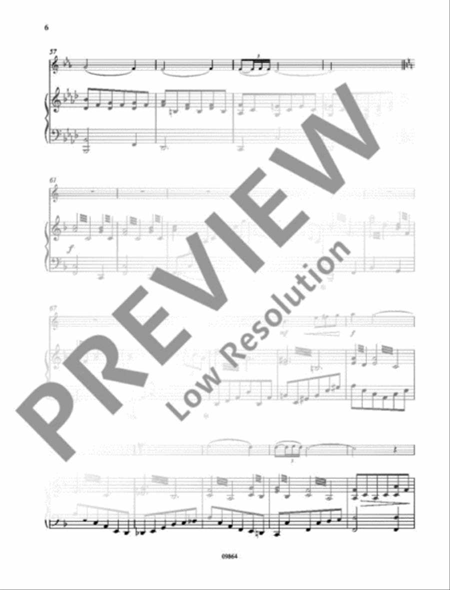 Recuerdos de la Alhambra Piano Accompaniment scores gallery preview page 7