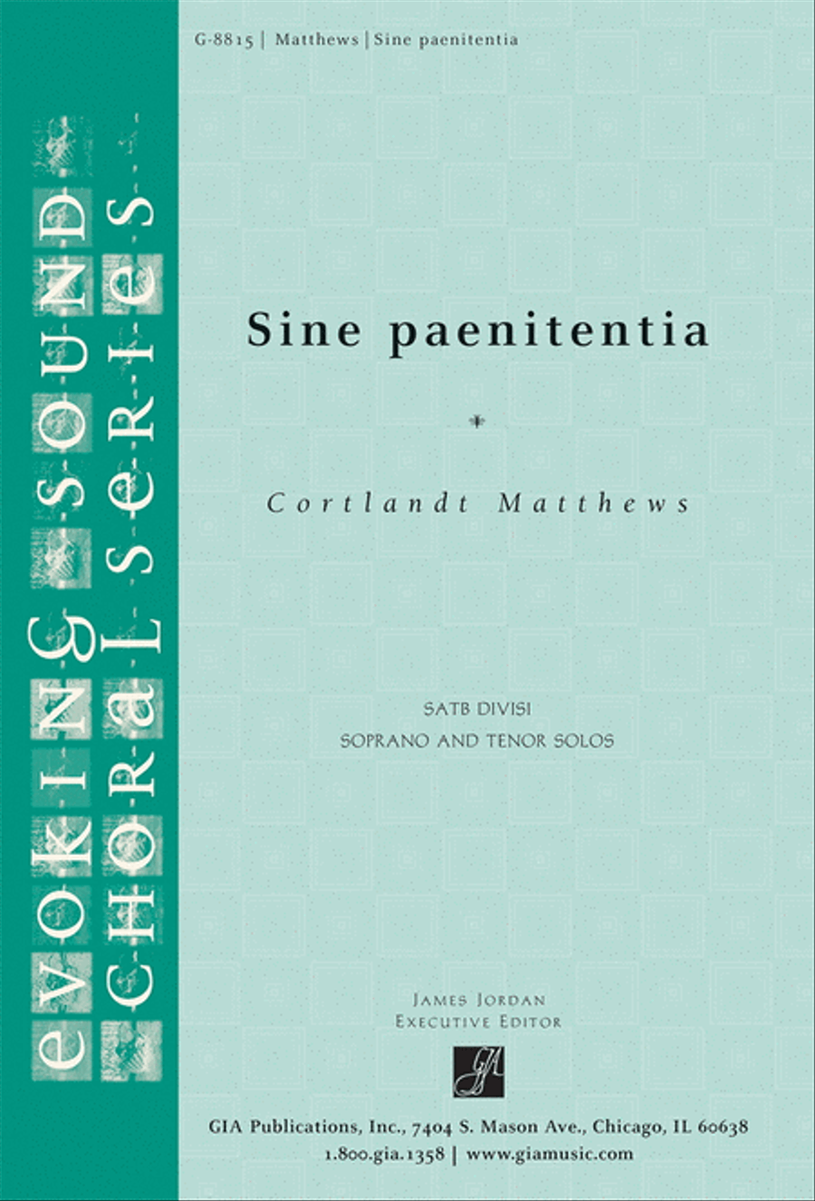 Sine paenitentia