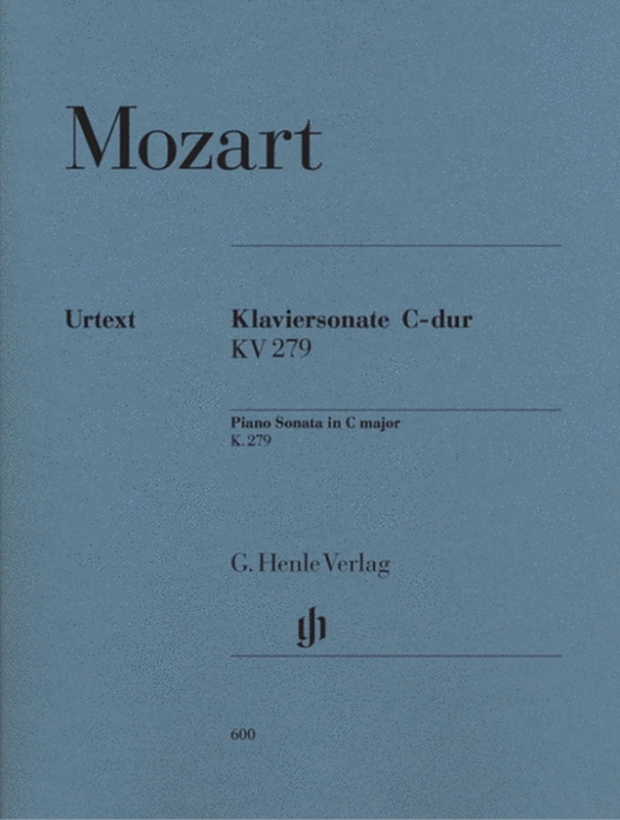 Mozart - Piano Sonata C Major K 279 (189D)
