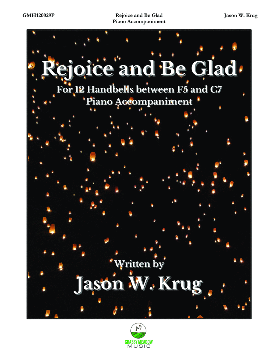 Rejoice and Be Glad (piano accompaniment to 12 handbell version) image number null