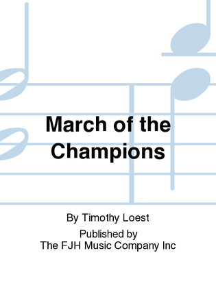 Book cover for March of the Champions