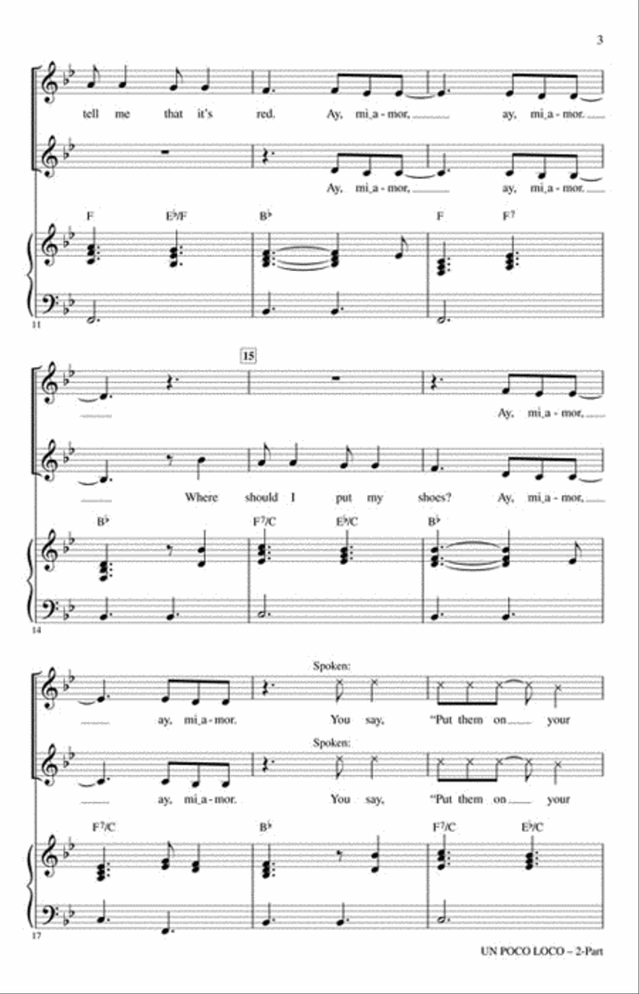 Un Poco Loco 2-Part scores gallery preview page 3