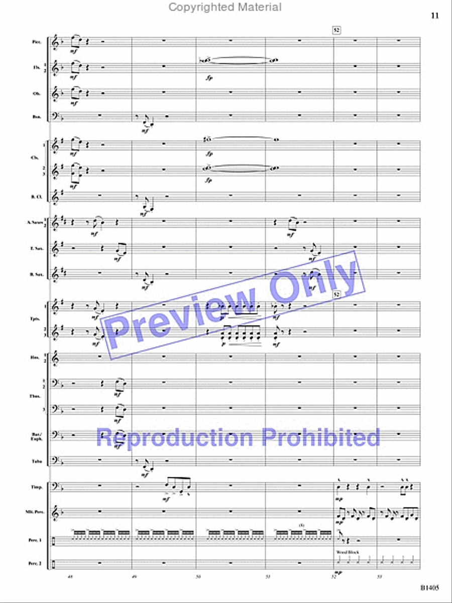 Reverberations Concert Band scores gallery preview page 28