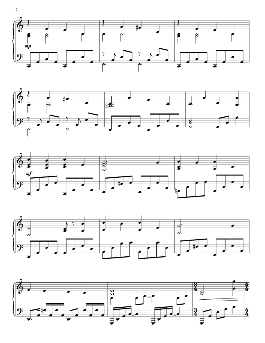Tennessee Piano Solo scores gallery preview page 2